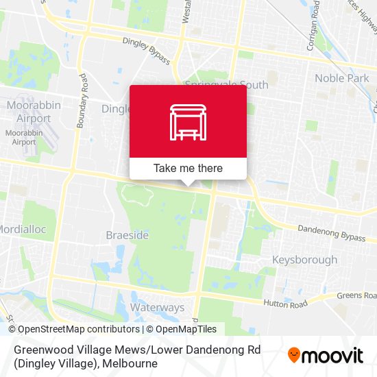 Greenwood Village Mews / Lower Dandenong Rd (Dingley Village) map