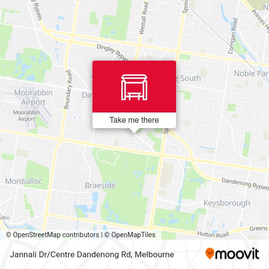 Jannali Dr/Centre Dandenong Rd map