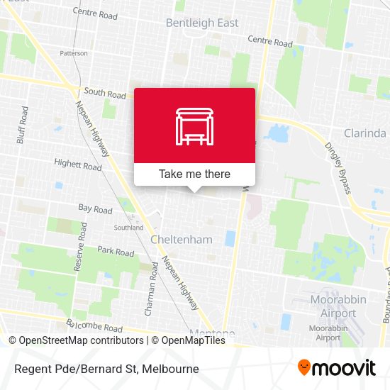 Regent Pde/Bernard St map