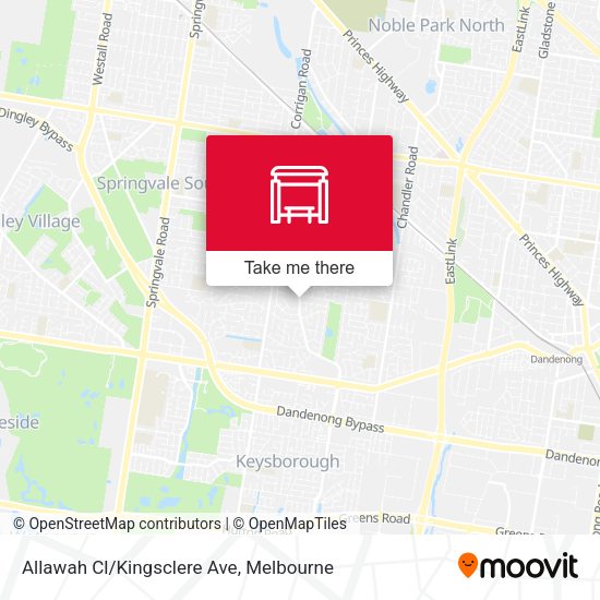 Allawah Cl/Kingsclere Ave map