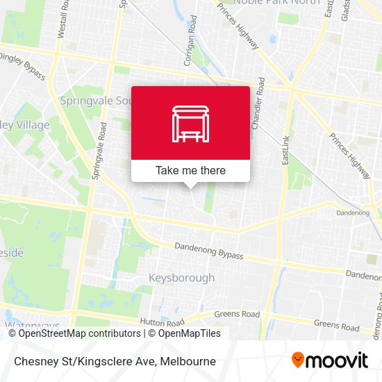 Chesney St/Kingsclere Ave map