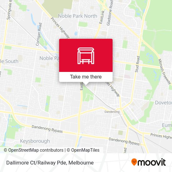 Dallimore Ct/Railway Pde map