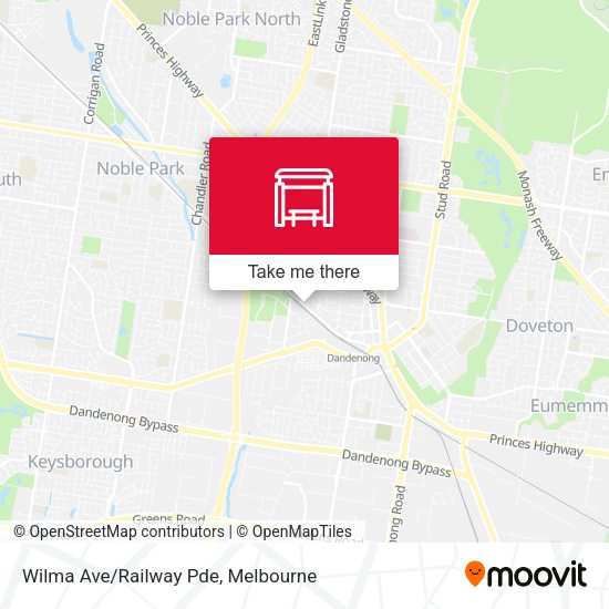 Wilma Ave/Railway Pde map