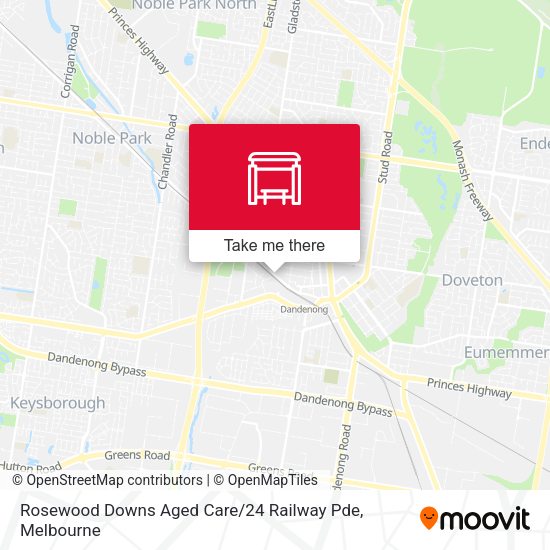 Rosewood Downs Aged Care / 24 Railway Pde map