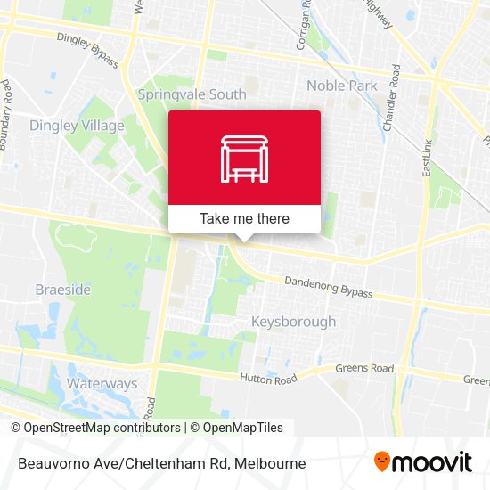 Beauvorno Ave/Cheltenham Rd map