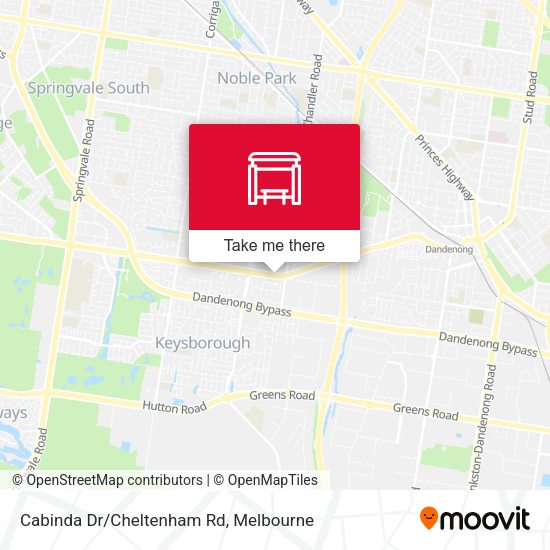 Cabinda Dr/Cheltenham Rd map