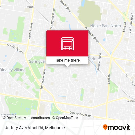 Jeffery Ave/Athol Rd map
