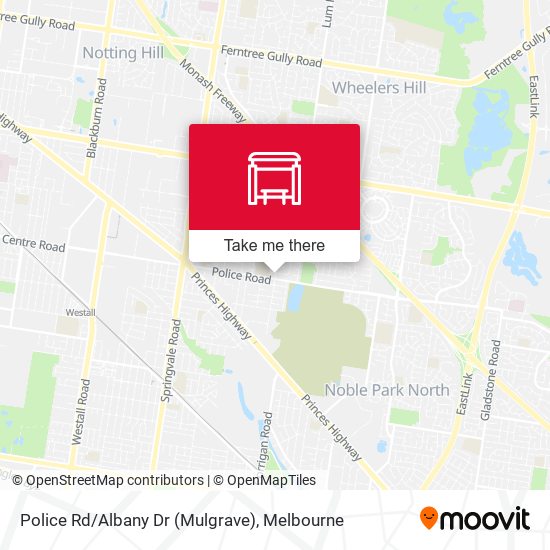 Police Rd/Albany Dr (Mulgrave) map