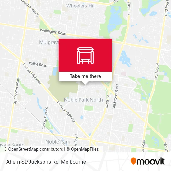 Mapa Ahern St/Jacksons Rd