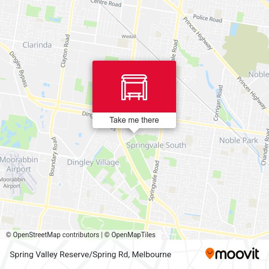 Spring Valley Reserve / Spring Rd map