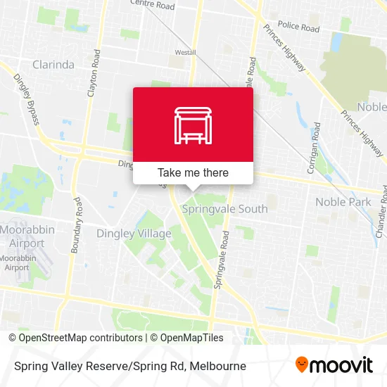 Mapa Spring Valley Reserve / Spring Rd