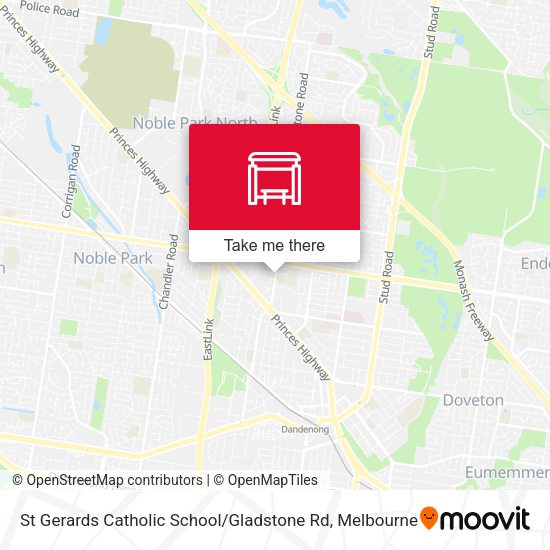 St Gerards Catholic School / Gladstone Rd map
