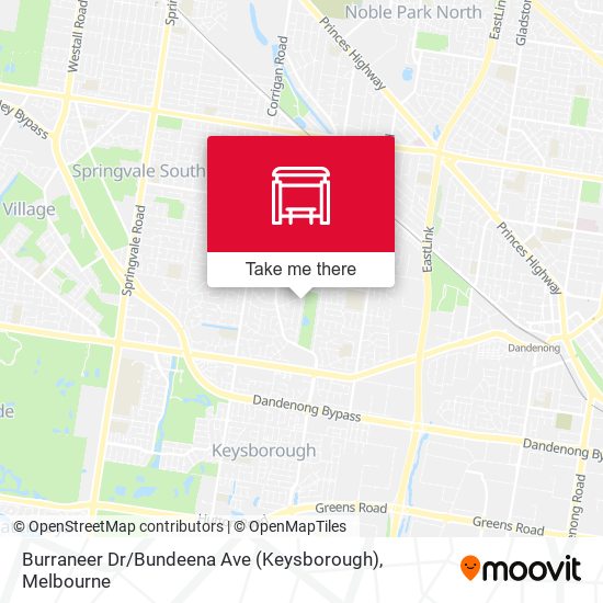 Burraneer Dr / Bundeena Ave (Keysborough) map