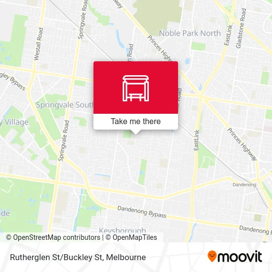 Mapa Rutherglen St/Buckley St