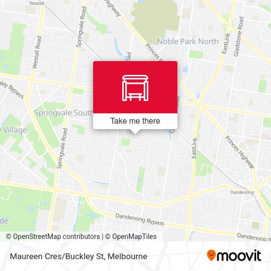 Maureen Cres/Buckley St map
