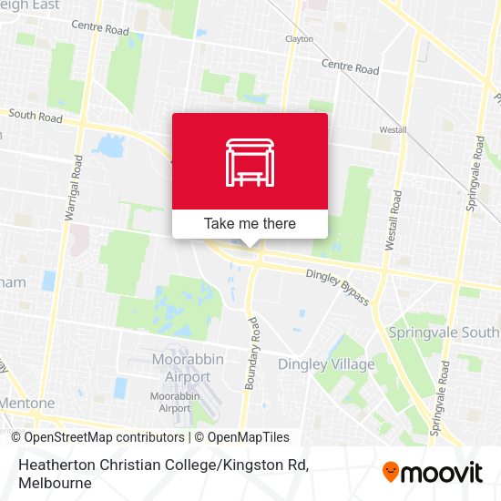 Heatherton Christian College / Kingston Rd map