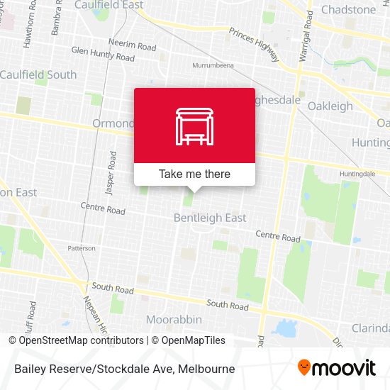 Bailey Reserve/Stockdale Ave map