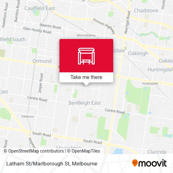 Latham St/Marlborough St map