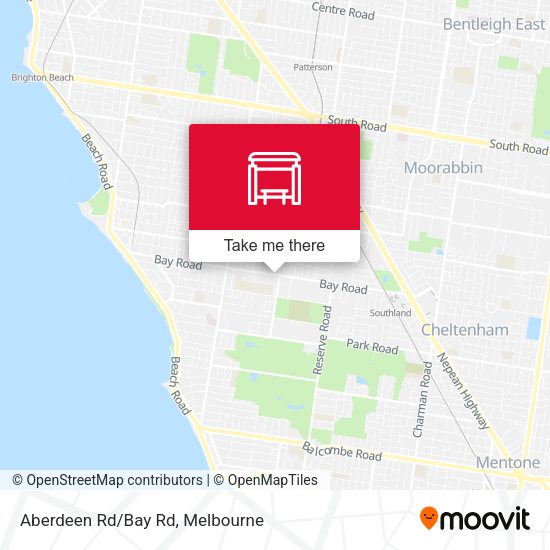 Aberdeen Rd/Bay Rd map