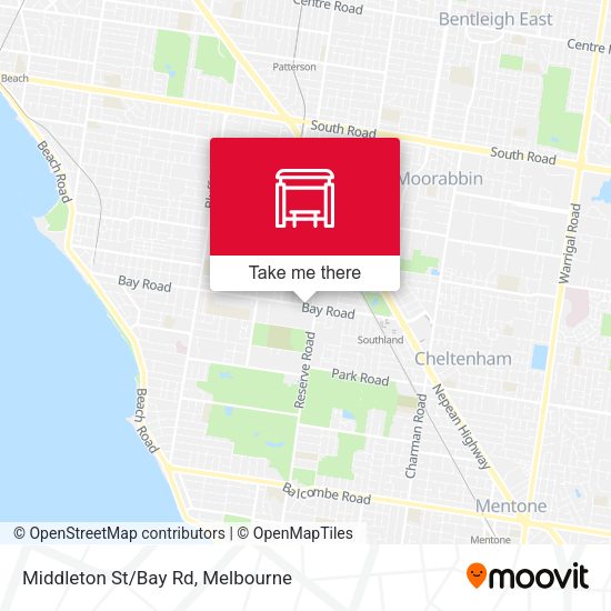 Middleton St/Bay Rd map
