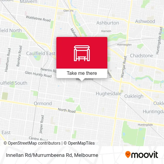 Mapa Innellan Rd/Murrumbeena Rd
