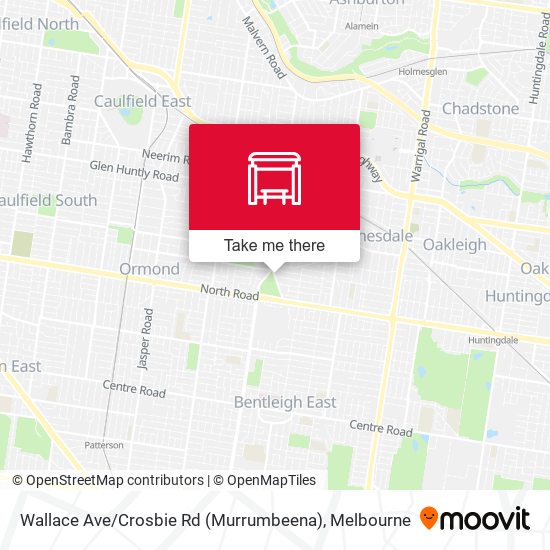 Wallace Ave / Crosbie Rd (Murrumbeena) map