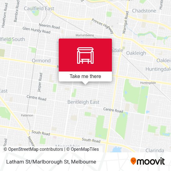 Latham St/Marlborough St map
