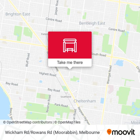 How to get to Wickham Rd / Rowans Rd (Moorabbin) in