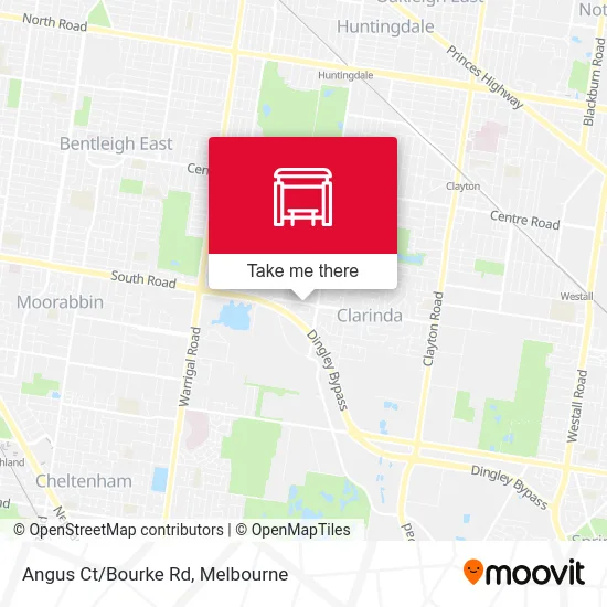 Mapa Angus Ct/Bourke Rd