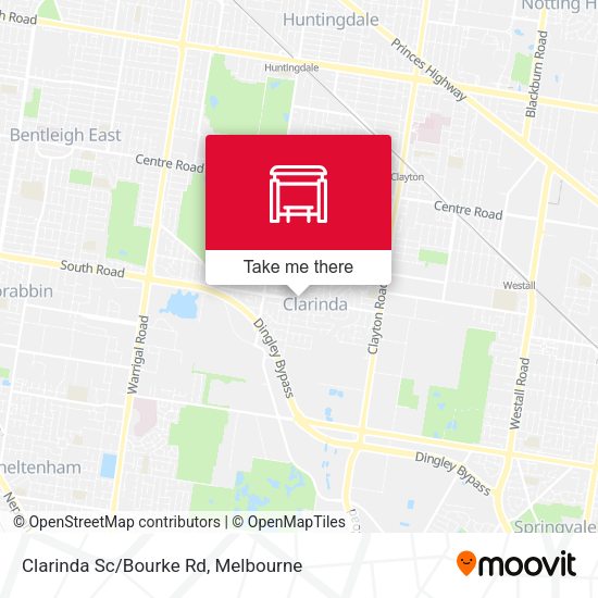 Clarinda Sc/Bourke Rd map