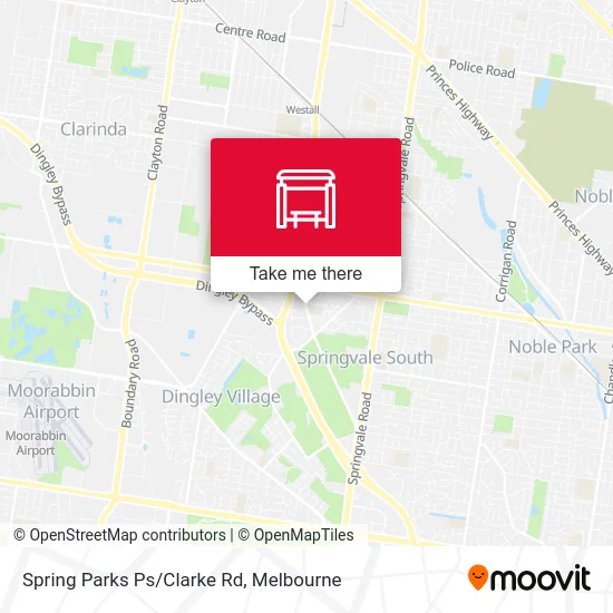 Mapa Spring Parks Ps/Clarke Rd