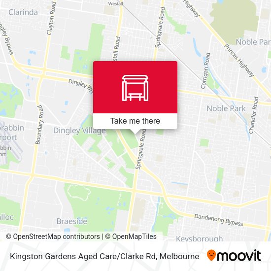 Kingston Gardens Aged Care / Clarke Rd map