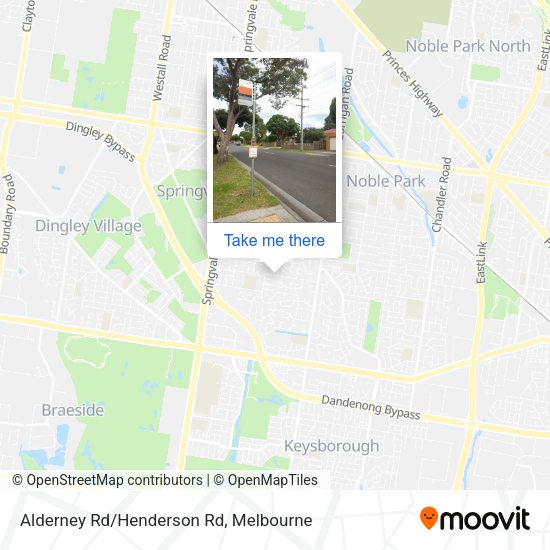 Alderney Rd/Henderson Rd map