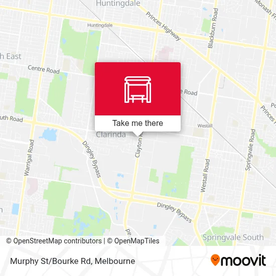 Mapa Murphy St/Bourke Rd