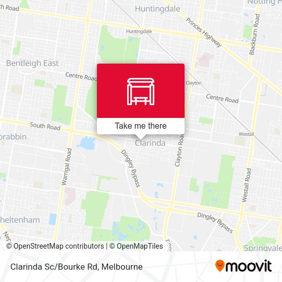 Clarinda Sc/Bourke Rd map