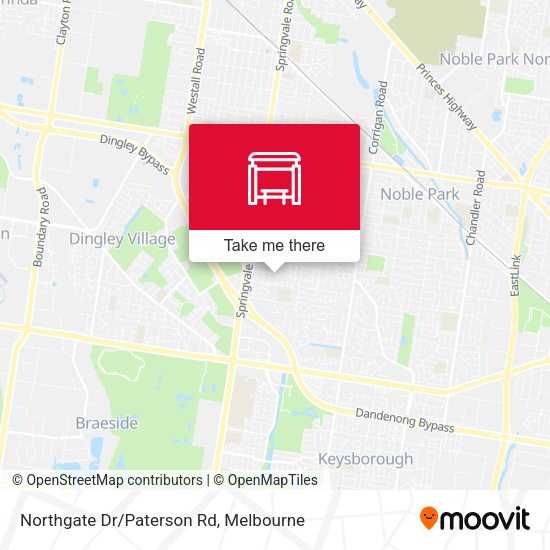 Northgate Dr/Paterson Rd map