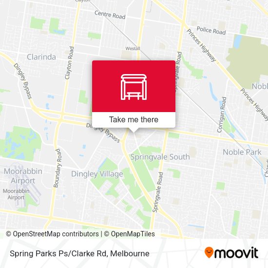 Spring Parks Ps/Clarke Rd map