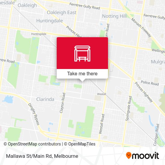 Mallawa St/Main Rd map