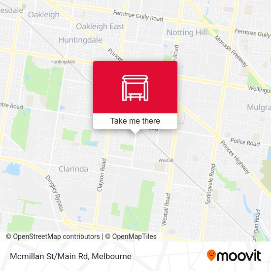 Mcmillan St/Main Rd map