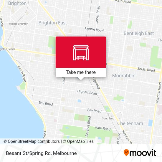 Besant St/Spring Rd map