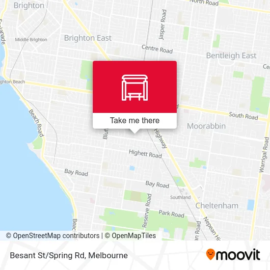 Mapa Besant St/Spring Rd