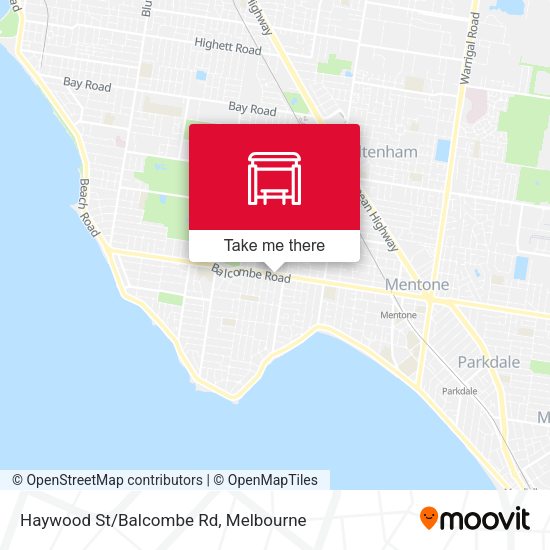 Haywood St/Balcombe Rd map