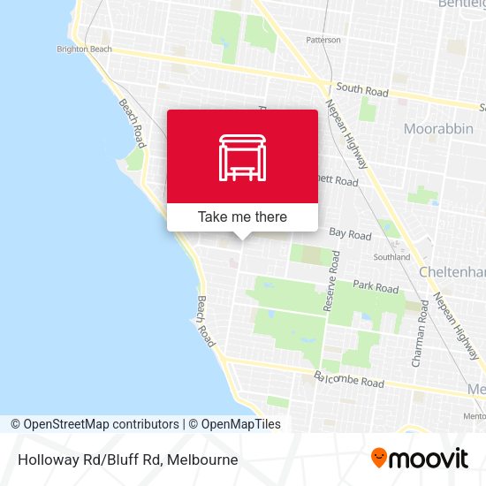 Holloway Rd/Bluff Rd map