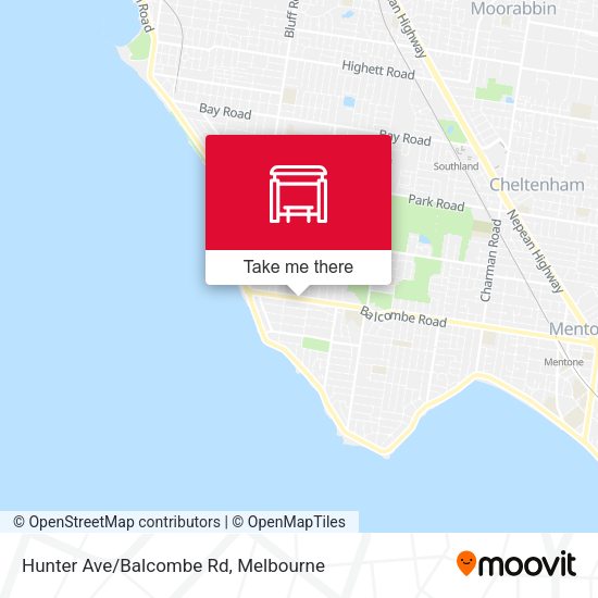 Hunter Ave/Balcombe Rd map