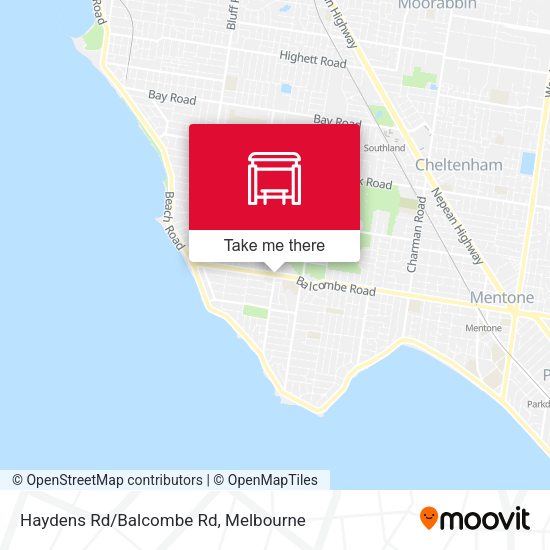 Haydens Rd/Balcombe Rd map