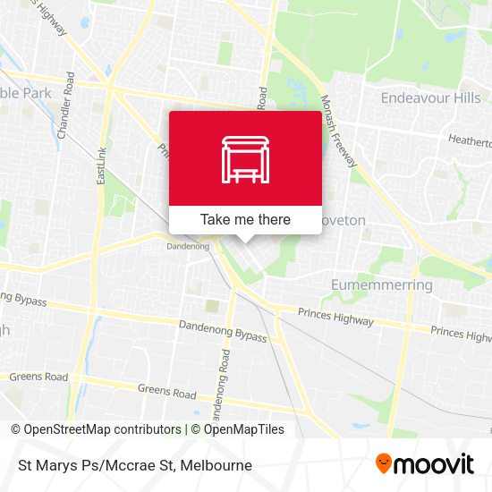 St Marys Ps/Mccrae St map