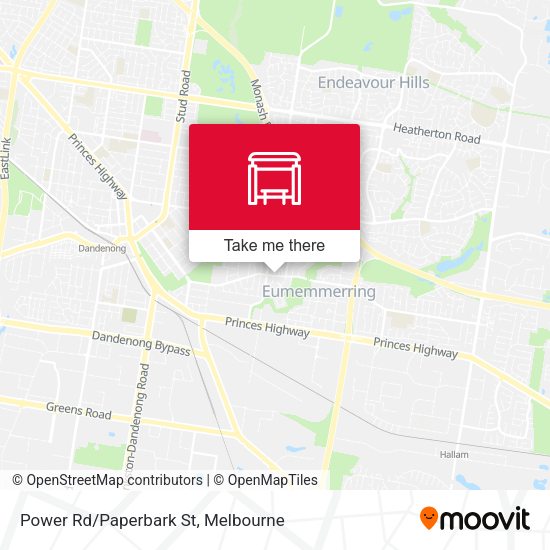 Power Rd/Paperbark St map