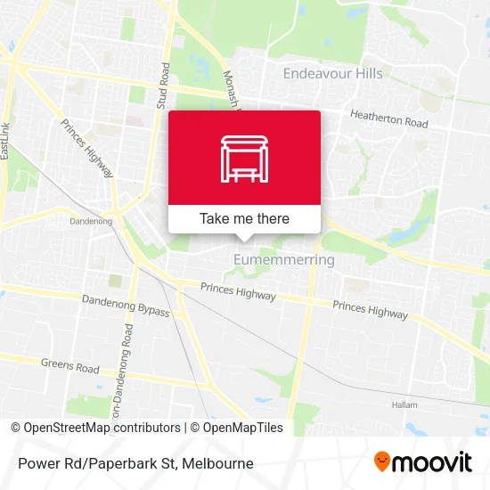 Power Rd/Paperbark St map