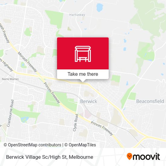 Berwick Village Sc/High St map