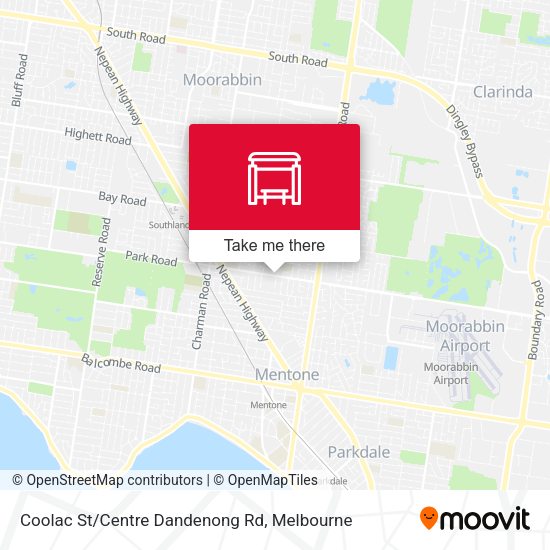 Coolac St/Centre Dandenong Rd map
